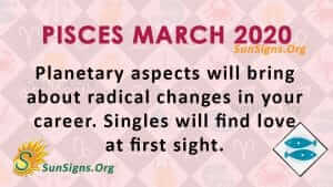 Pisces March 2020 Horoscope
