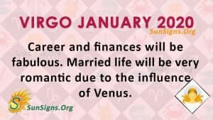 Virgo January 2020 Horoscope