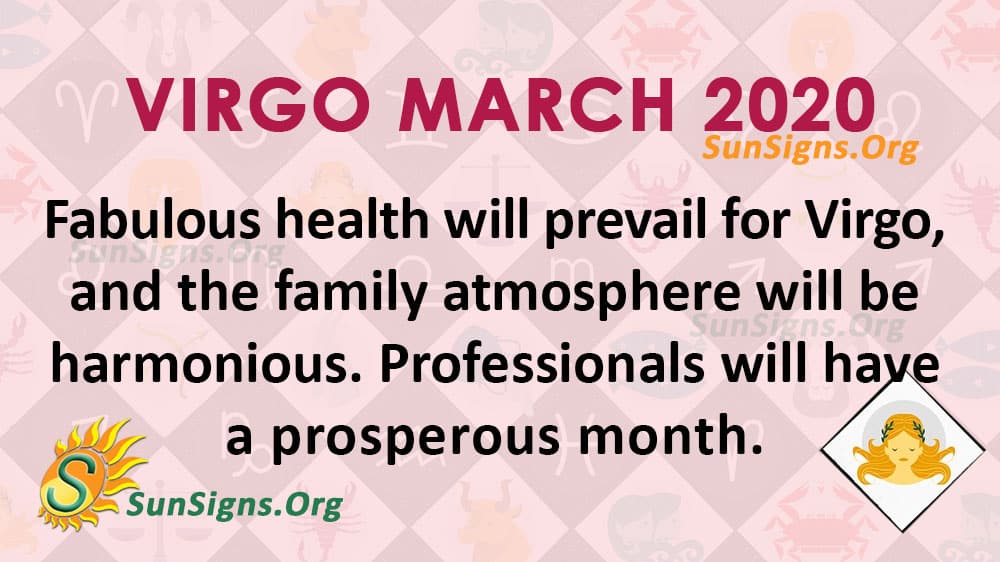 Virgo March 2020 Horoscope