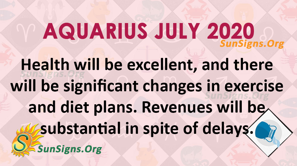 Aquarius July 2020 Horoscope