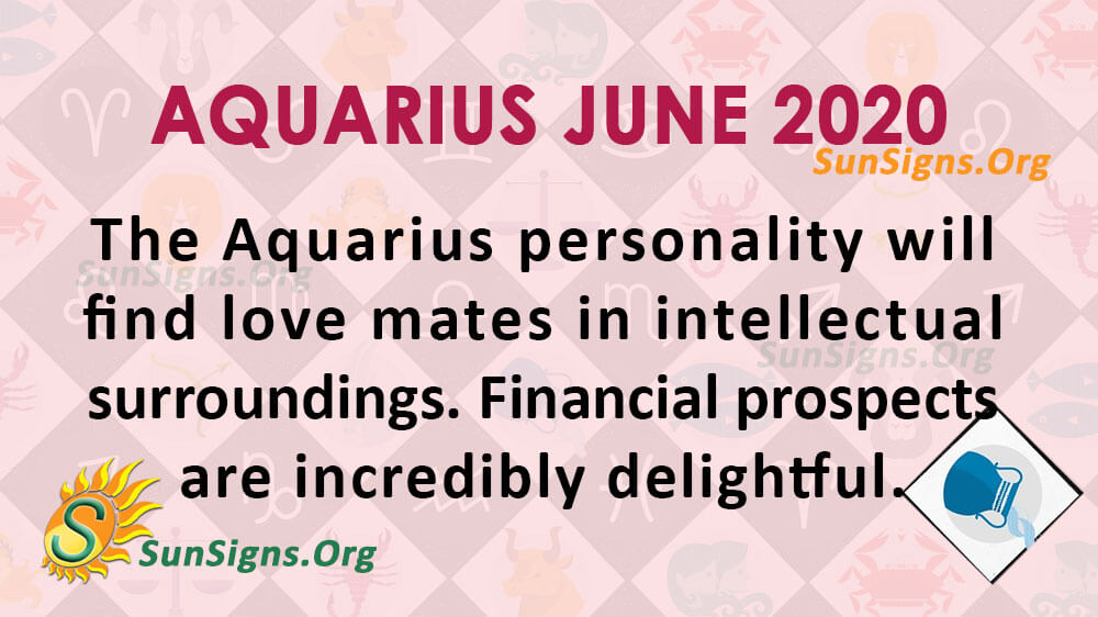 Aquarius June 2020 Horoscope