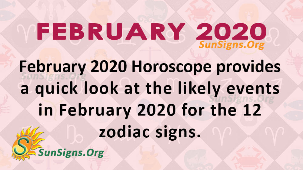 February 2020 horoscope