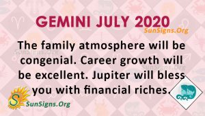 Gemini July 2020 Horoscope