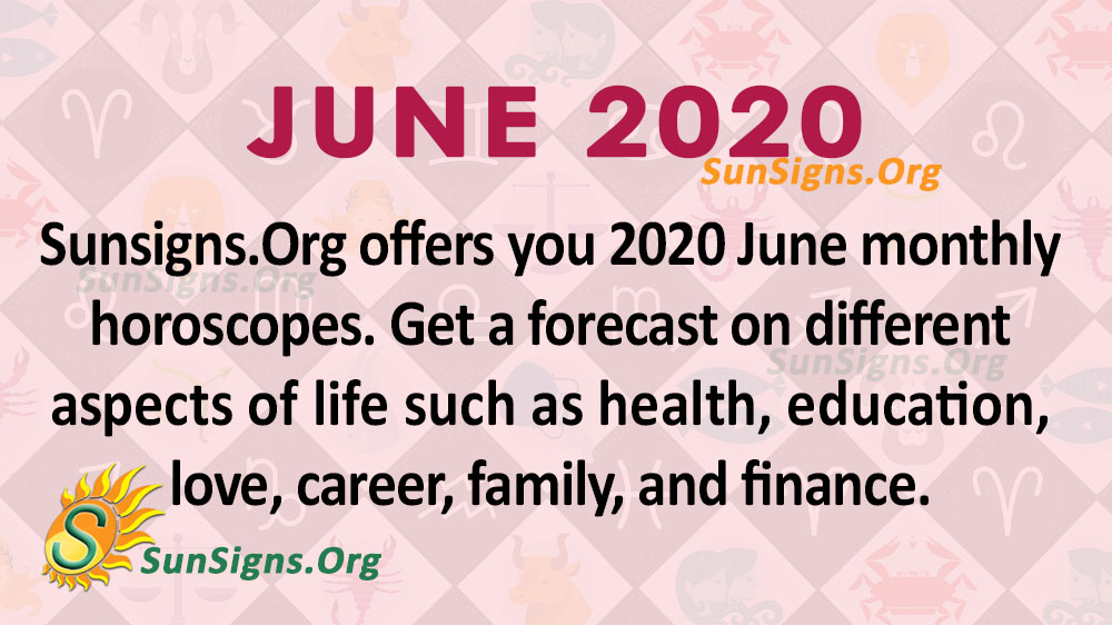 June 2020 Horoscope