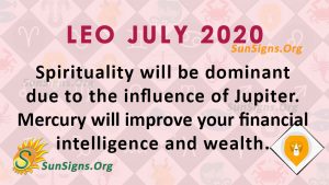 Leo July 2020 Horoscope