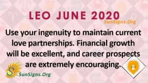 Leo June 2020 Horoscope