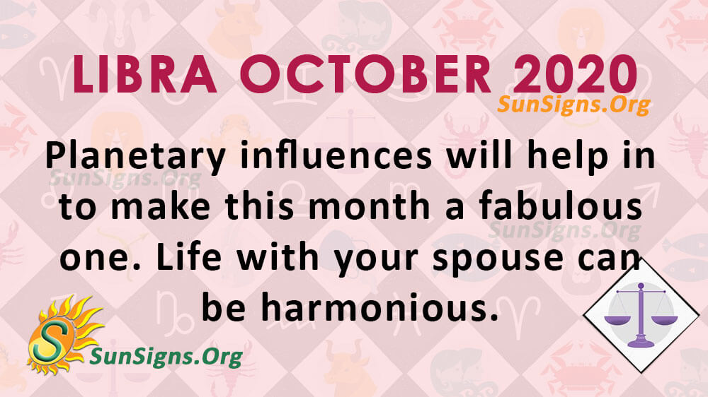 Libra October 2020 Horoscope