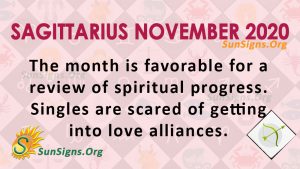 Sagittarius November 2020 Horoscope