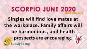 Scorpio June 2020 Horoscope