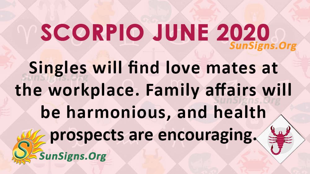 Scorpio June 2020 Horoscope