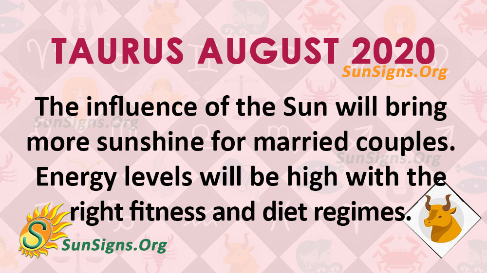 Taurus August 2020 Horoscope