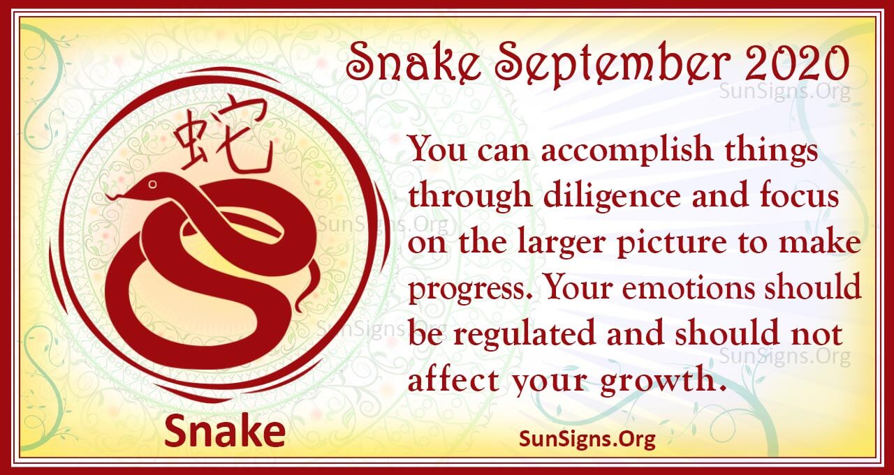snake september 2020