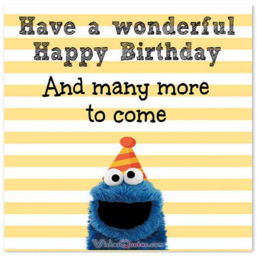 Happy Birthday Card: Have a wonderful happy birthday and many more to come