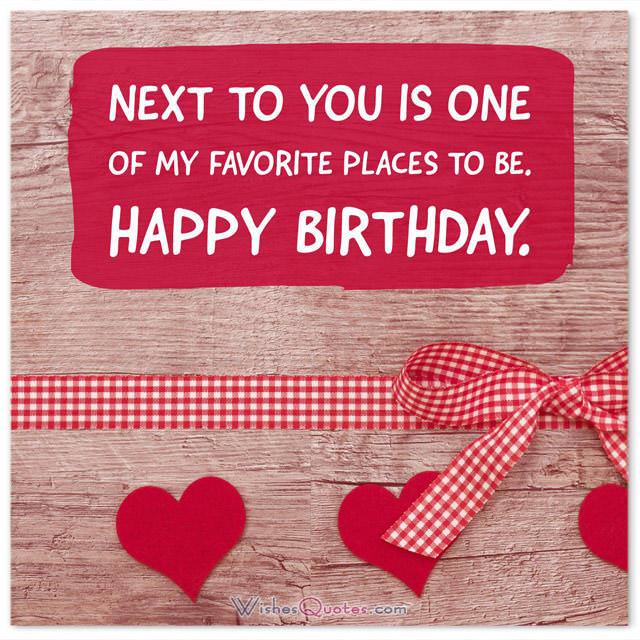 Birthday Love Messages for your Sweetheart